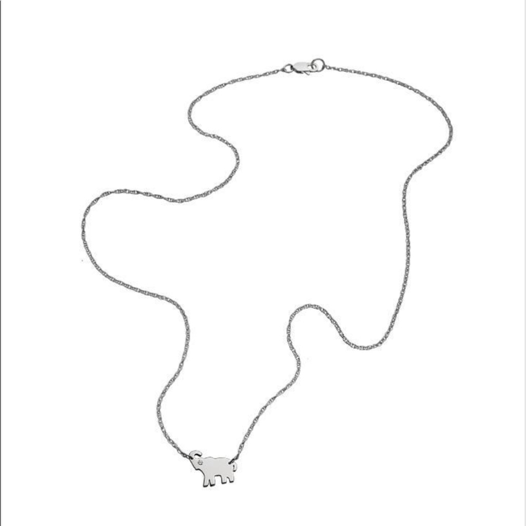 Jennifer Zeuner Elephant Necklace